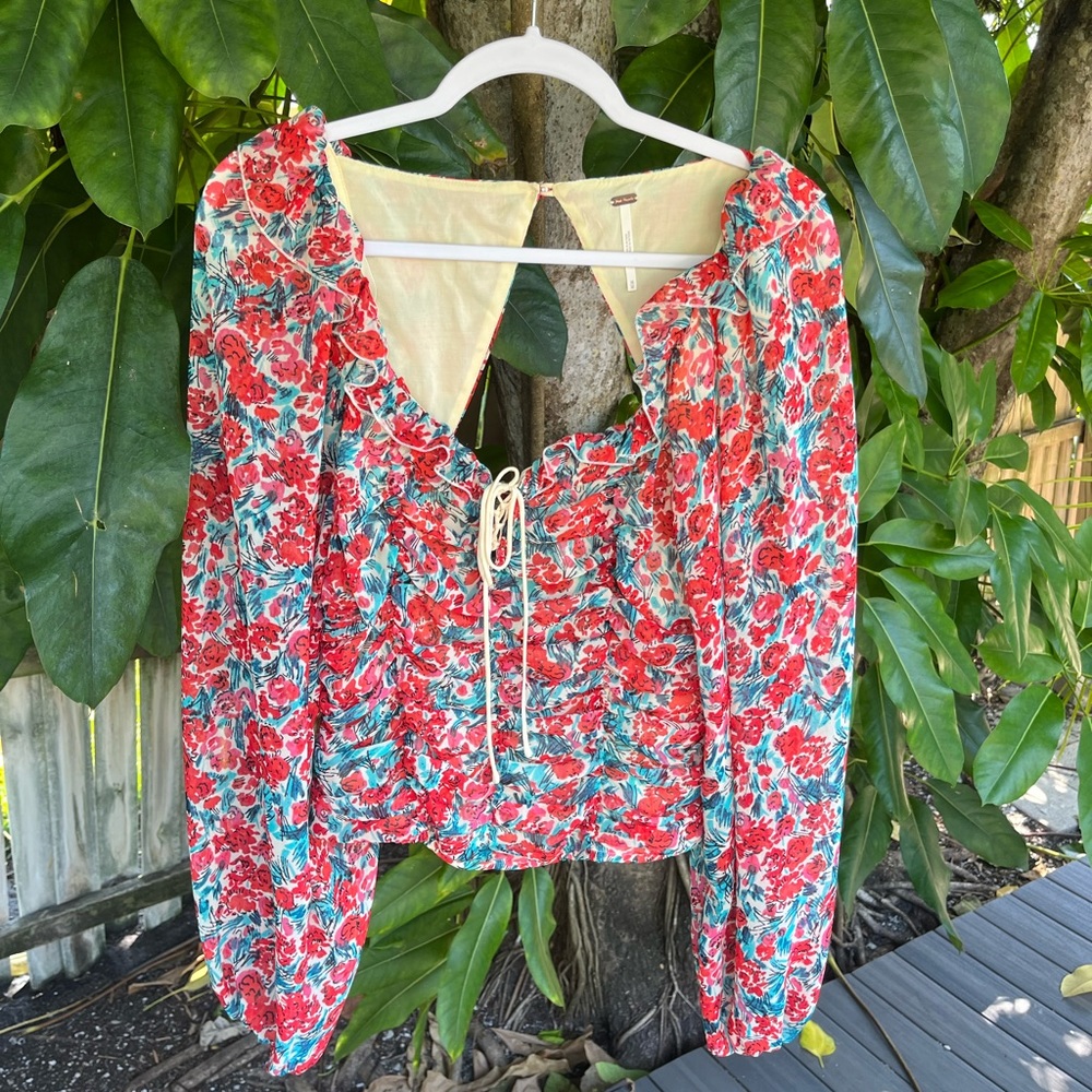 Free People floral top